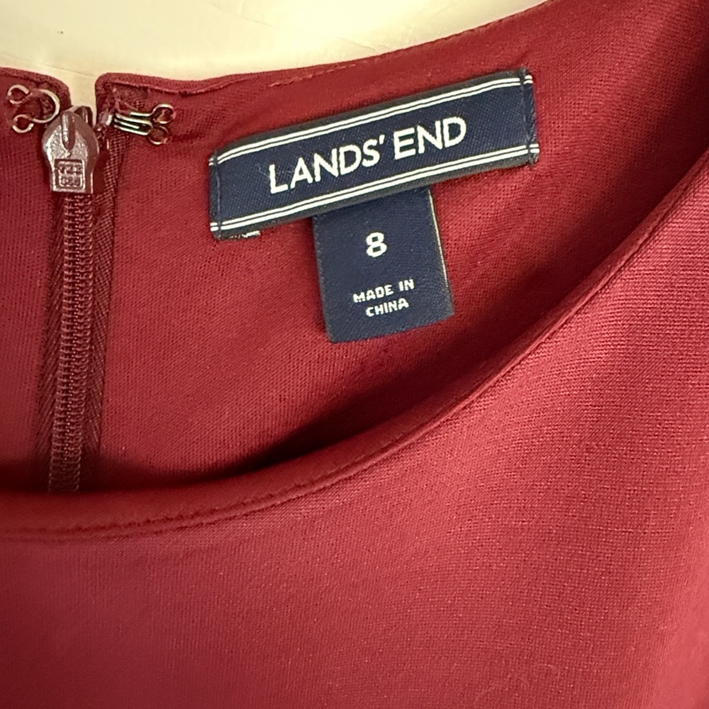 Land’s End Ponte Knit Short Sleeve Dress - Picture 9 of 13